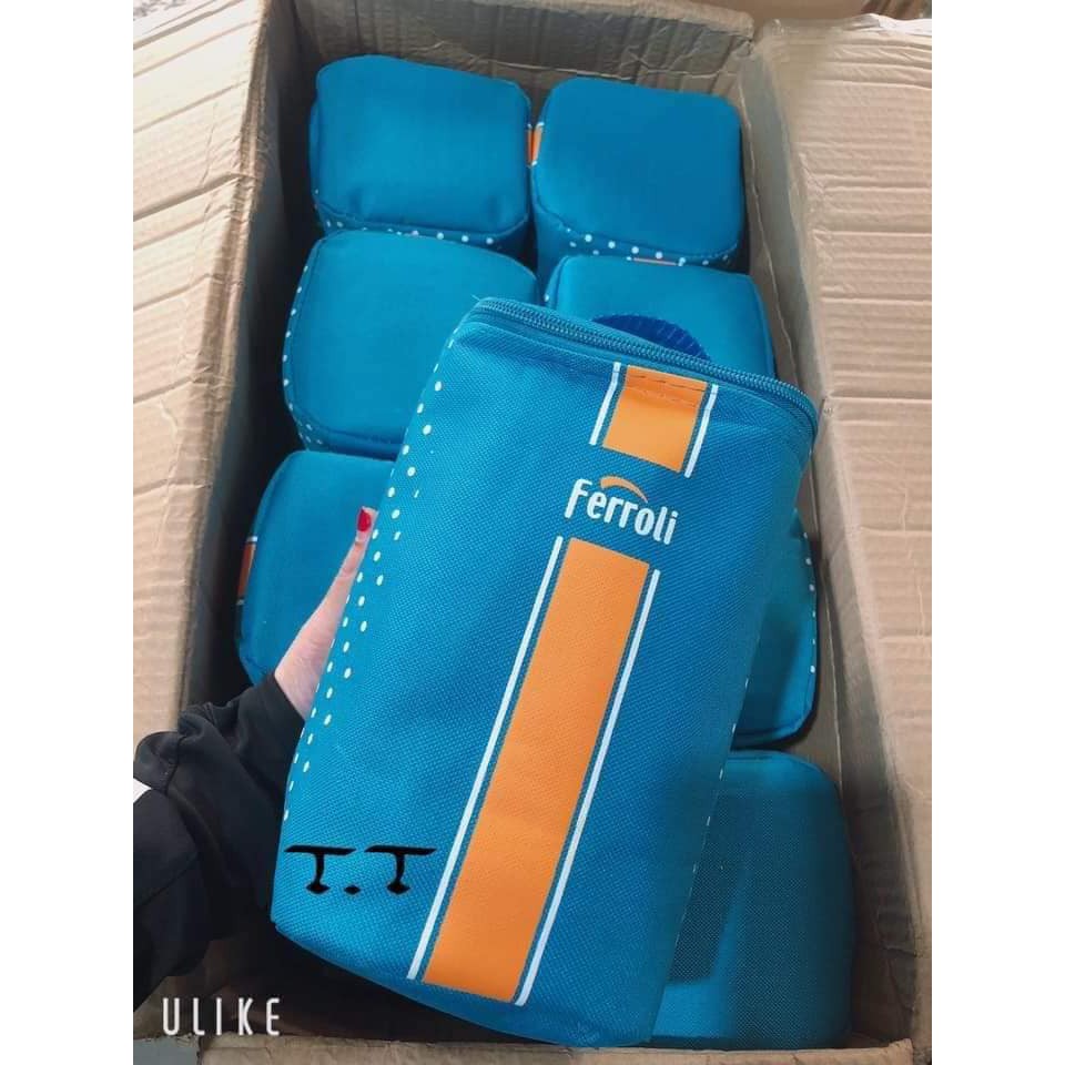 Bộ ba bát thủy tinh Ferroli - 500ml có túi giữ nhiệt