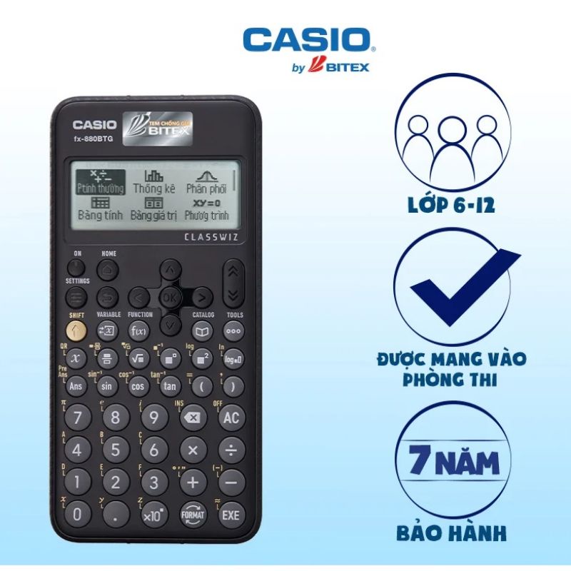 MÁY TÍNH CASIO FX-880 BTGCasio fx-880BTG !