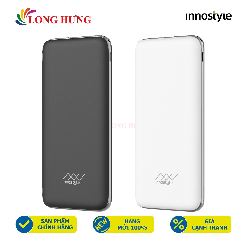 Sạc dự phòng Innostyle PowerGo Plus 10000mAh PD18W QC3.0 IP18PD - Hàng chính hãng - Dung lượng 10.000mAh