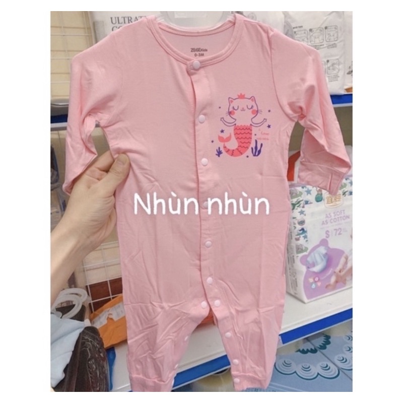 [Chính Hãng]Bộ Body dài tay/cộc tay ZoseKids  sơ sinh sợi tre in hình trẻ em Zose Kids size 0-3/3-6/6-9(nhiều mẫu)