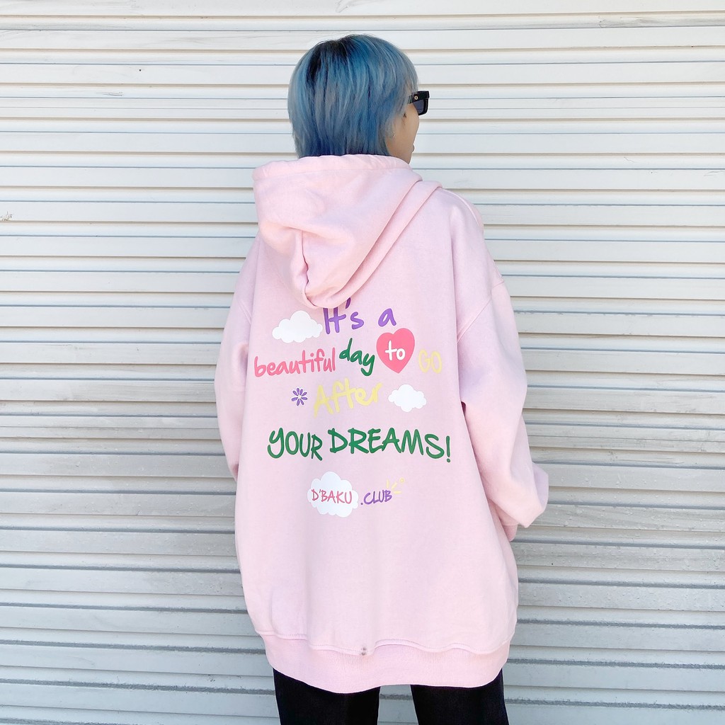 Áo Hoodie nỉ bông It's A Beautiful Day  (Tặng kèm túi Tote) | BigBuy360 - bigbuy360.vn