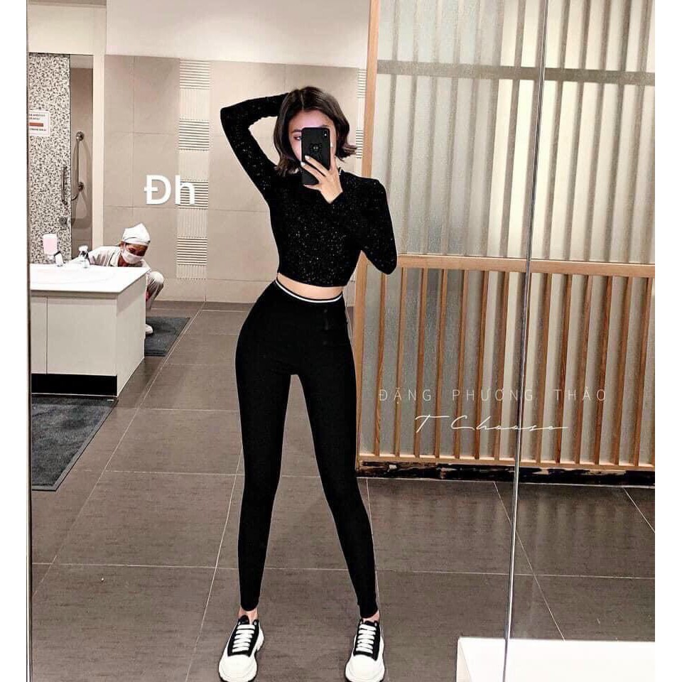 Quần Legging CẠP CAO ☀️FREESHIP☀️ Legging Nữ CO DÃN 4 Chiều - HÀNG VNXk | BigBuy360 - bigbuy360.vn