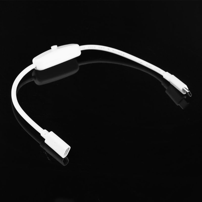 Cáp Chuyển Đổi Từ Giác Cắm Usb-C Sang Giác Cắm Type-C Có Công Tắc Tiện Dụng
