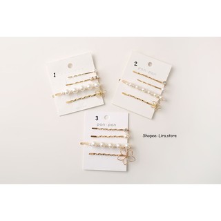 Set kẹp tóc ngọc nhiều mẫu mã