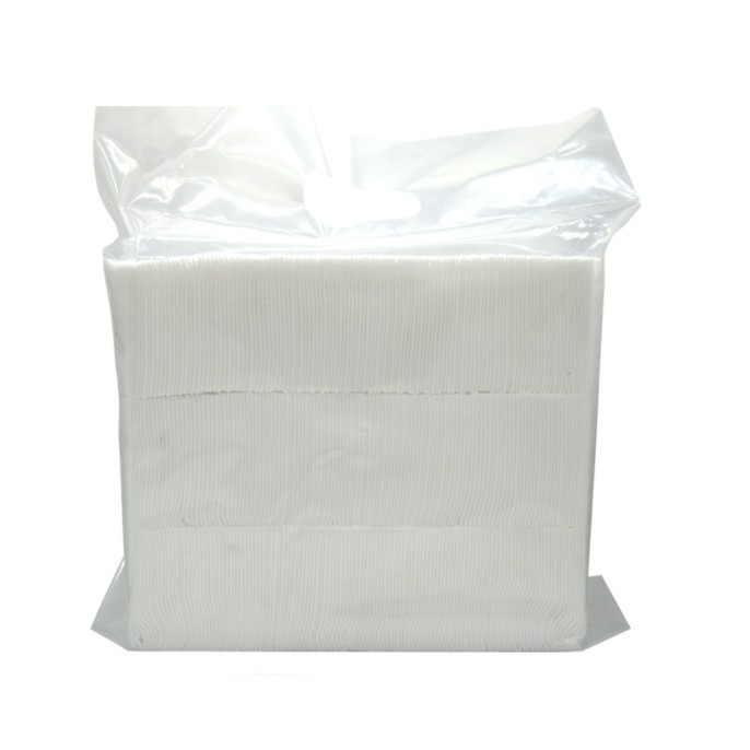 Bông lau mực, tẩy trang 500 miếng 3 lớp cotton không xơ bông