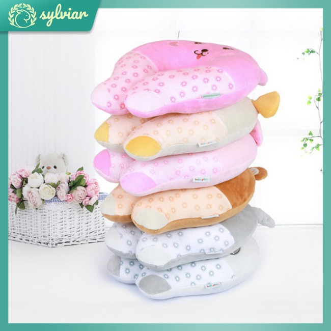 Gối Kê Cổ Hình Chữ U Bằng Vải Lông Mềm Mại Tiện Dụng