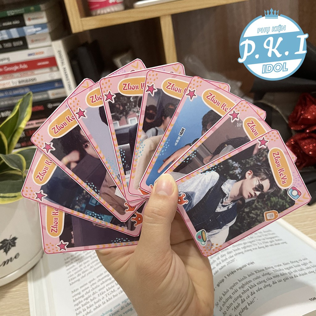 Bộ Card Cứng In Hình Ca Sĩ Châu Kha Vũ - Bo Góc Sang Trọng