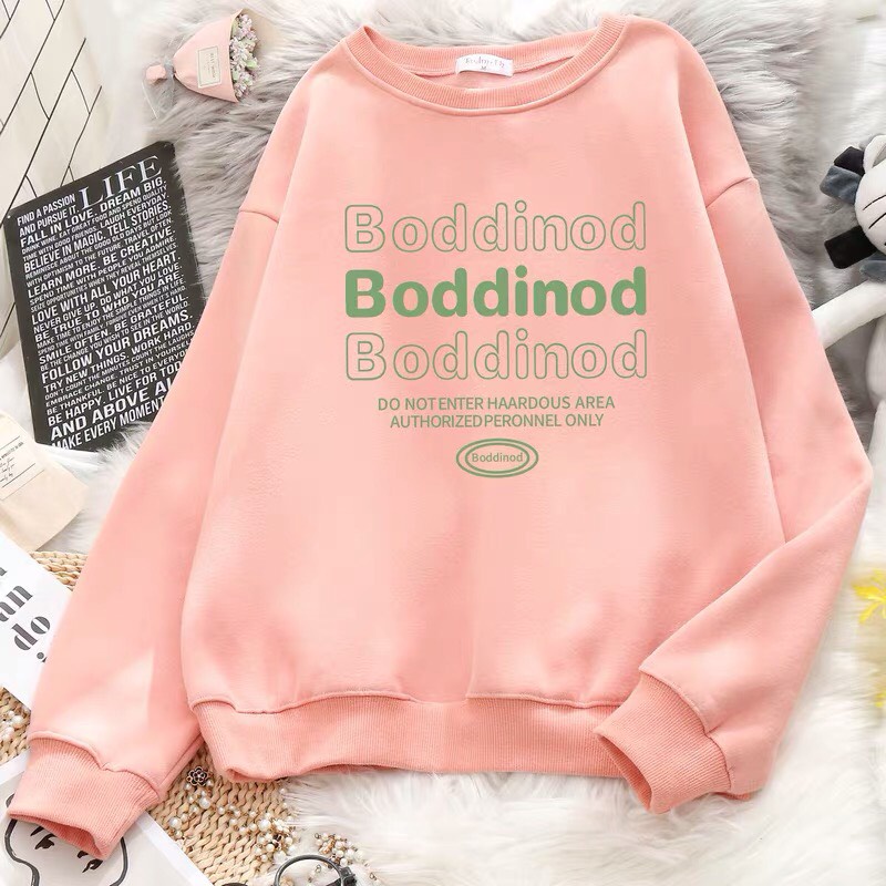 Áo hoodie Boddinod , Áo nỉ Unisex from rộng, Chất nỉ ấm mặc không xù, thiết kế phong cách - MODY