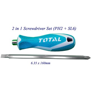Tuốc nơ vít 2 đầu Total THT250206