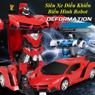 Đồ Chơi Xe Biến Hình Robot Điều Khiển Từ Xa Đa Dạng Mẫu, Thiết Kế Đẹp Mắt, Di Chuyển Siêu Tốc - MEOMEOSHOP2021