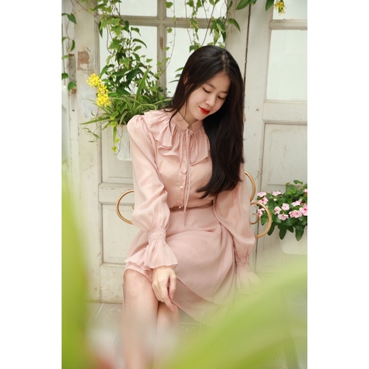 Set áo tơ và chân váy - Helen Set