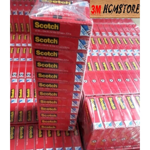 BĂNG KEO 3M SCOTCH 600 - 19mm dài 33met độ bám dính tốt chuyên dùng trong phòng in - BĂNG KEO THỬ MỰC, THỬ SƠN