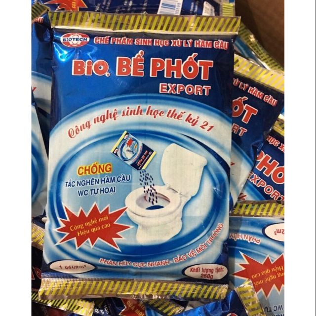 Men xử lí bể phốt Bio công nghệ sinh học thế kỉ 21 gói 250g