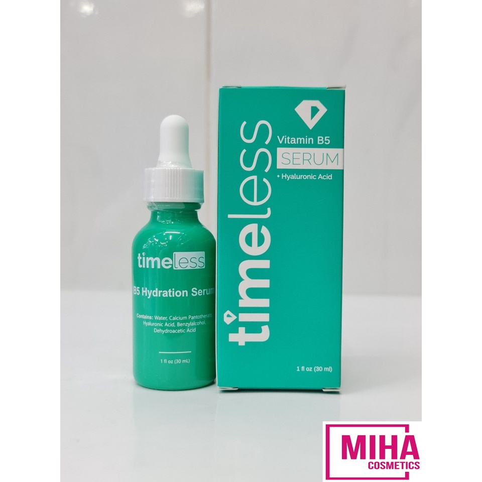 Tinh Chất Làm Dịu Và Phục Hồi Da Timeless Vitamin B5 Serum 30ml Mỹ