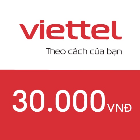 Nạp điện thoại Viettel 30K