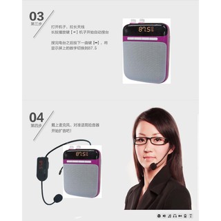 Micro đeo tai không dây FM Micro XXD-08