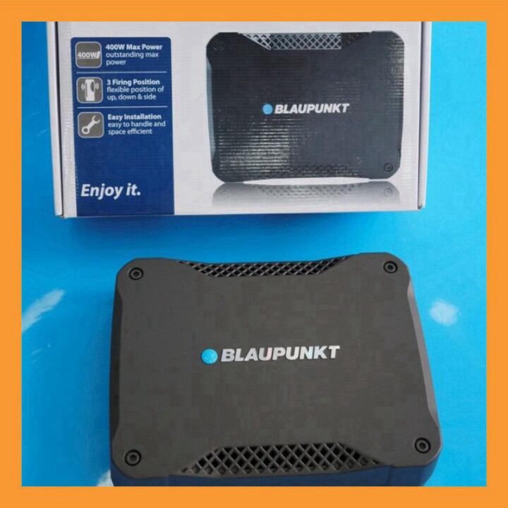 Loa siêu trầm đặt gầm ghế xe ô tô thương hiệu cao cấp Blaupunkt - XLF180A tặng kèm laiout xịn, dây AV