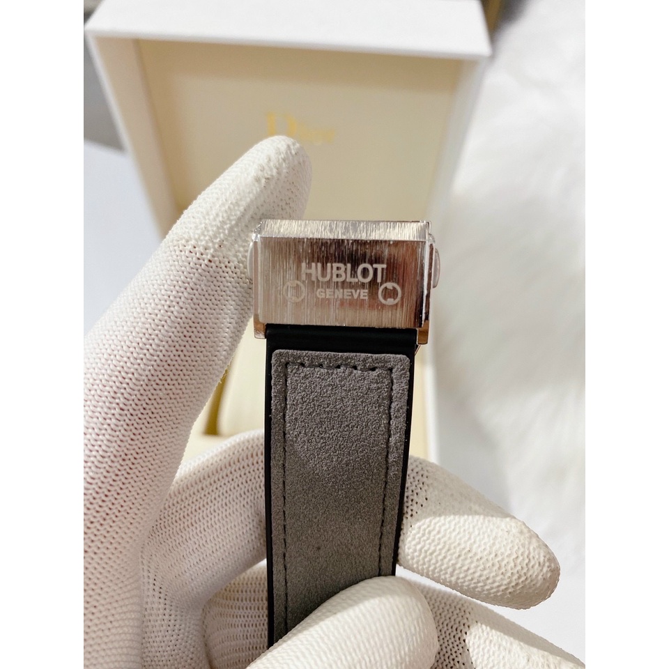 Đồng hồ nam Hublot Senna Champion 88, mẫu mặt chữ nhật, chạy full kim, dây da lộn cao cấp LINH WATCH LUXURY | BigBuy360 - bigbuy360.vn