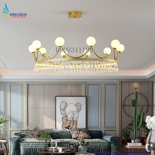 Đèn chùm,đèn gắn trần trang trí phòng khách,salon,khách sạn hiện đại