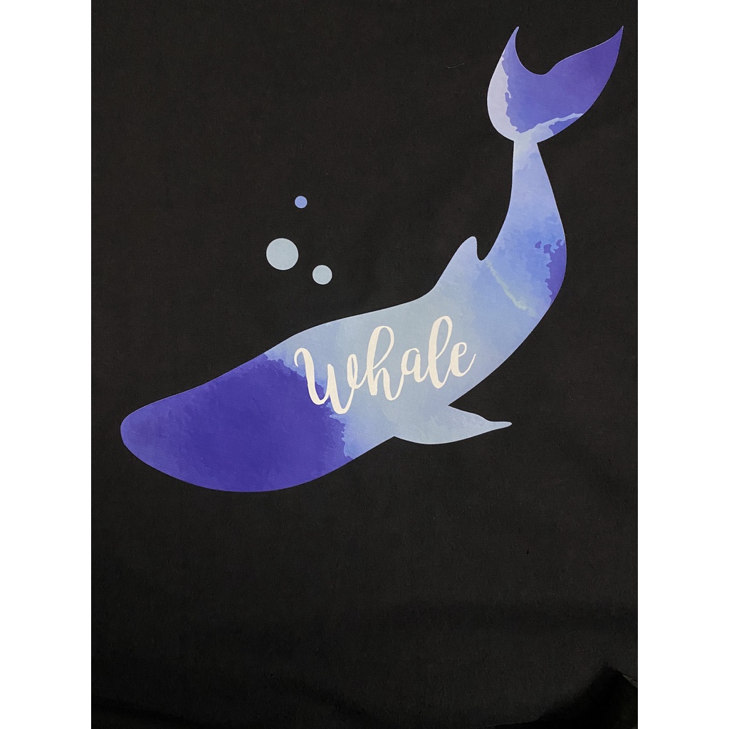 Áo thun unisex phông nam nữ basic form suông rộng phong cách Hàn Quốc Cá Heo Whale Winiti T shirt