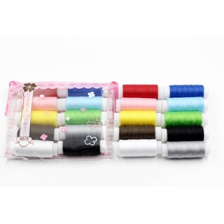 Set 10 cuộn chỉ màu sắc (mẫu 2) (Hàng nội địa Nhật)