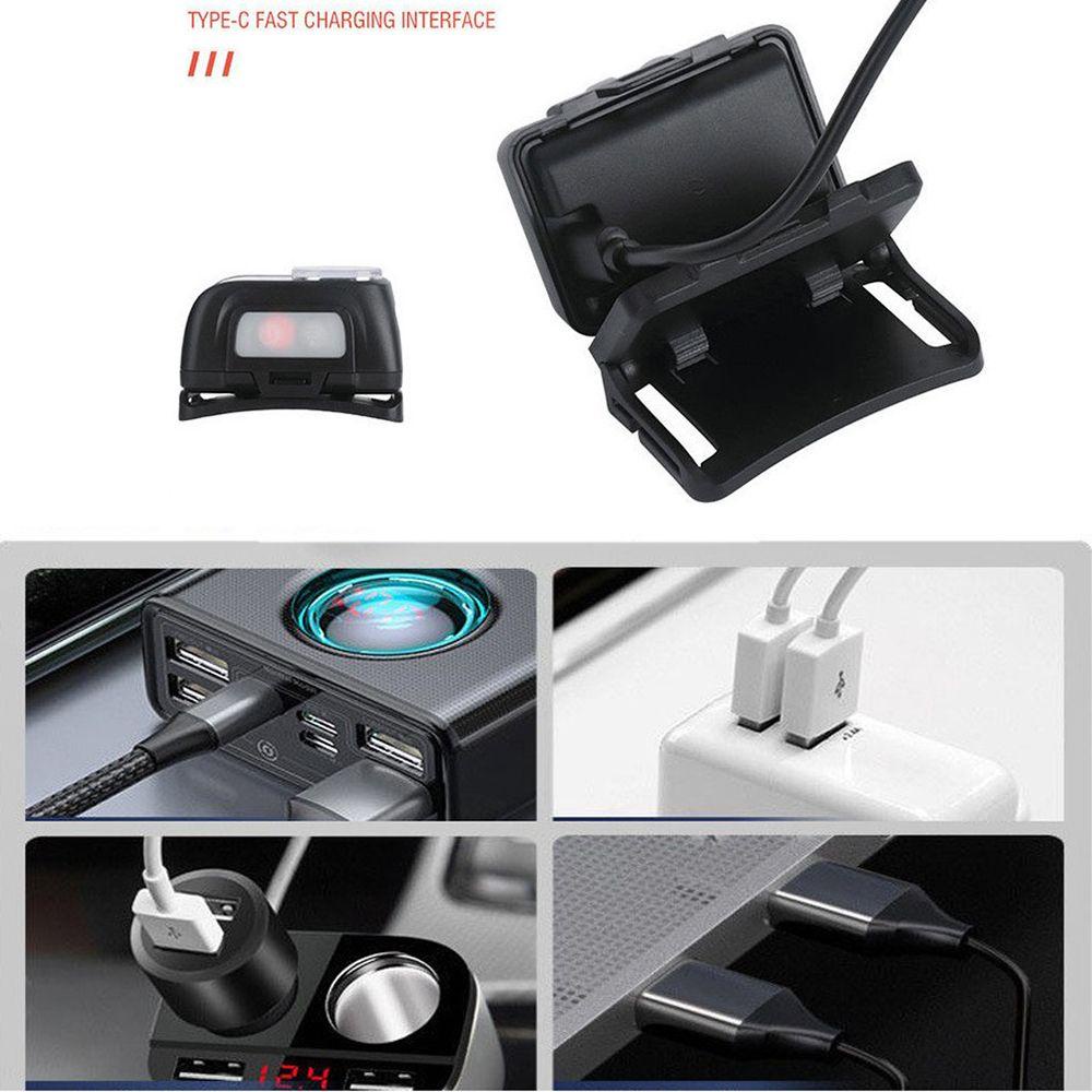 Đèn Đeo Đầu Siêu Sáng Có Thể Sạc Lại Bằng Cổng USB Tiện Dụng Và Bền