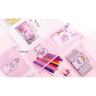 Ví Đựng Bút Bút Heo Hồng (Còn Mẫu 2,3,6,8)