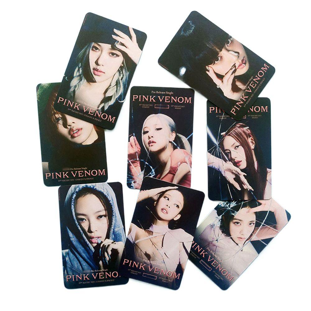 IVORY Set 8 Tấm Ảnh Lomo Card JENNIE ROSE LISA Nhóm Nhạc Blackpink
