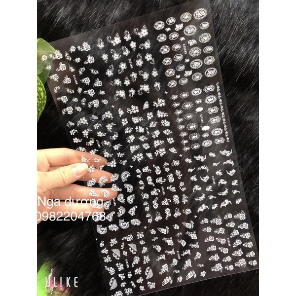 hình dán stiker Nail to sử dụng được rất nhiều