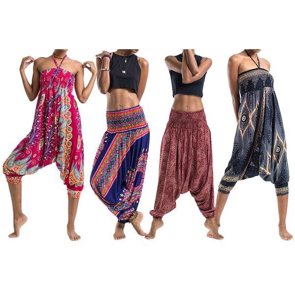 Quần Harem đáy thụng, quần tập yoga, múa bụng