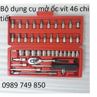 Bộ dụng cụ mở ốc vít 46 chi tiết