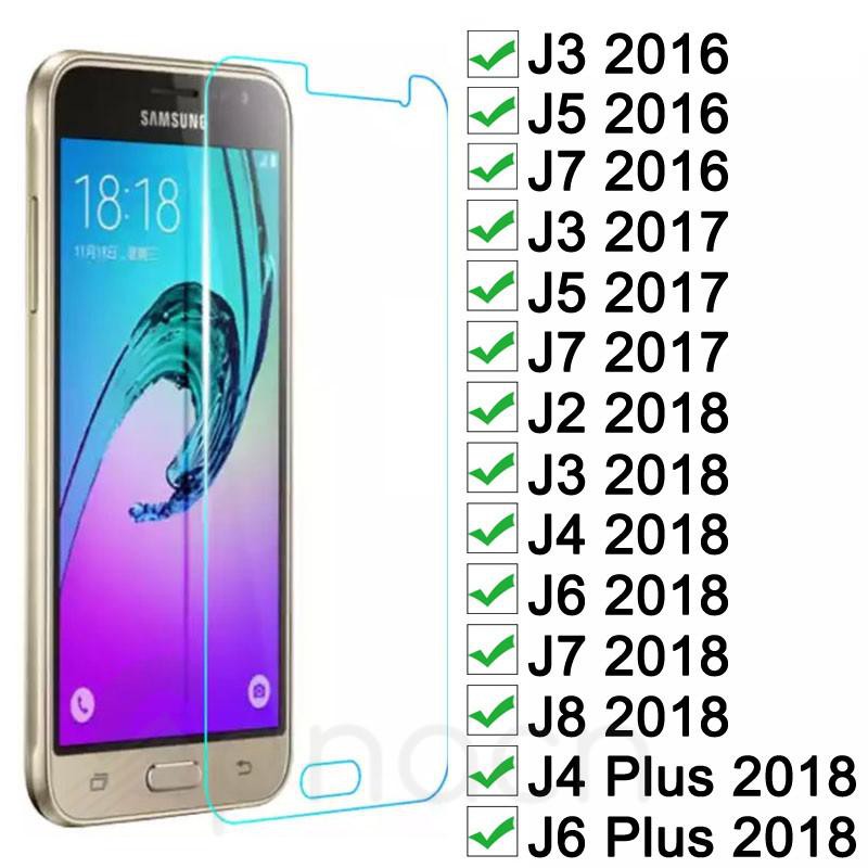 Set 2 miếng dán cường lực bảo vệ màn hình điện thoại Samsung J4 J6 Plus 2018 J1 2016 J4 2018 J5 206 J7 2016 J6 2018