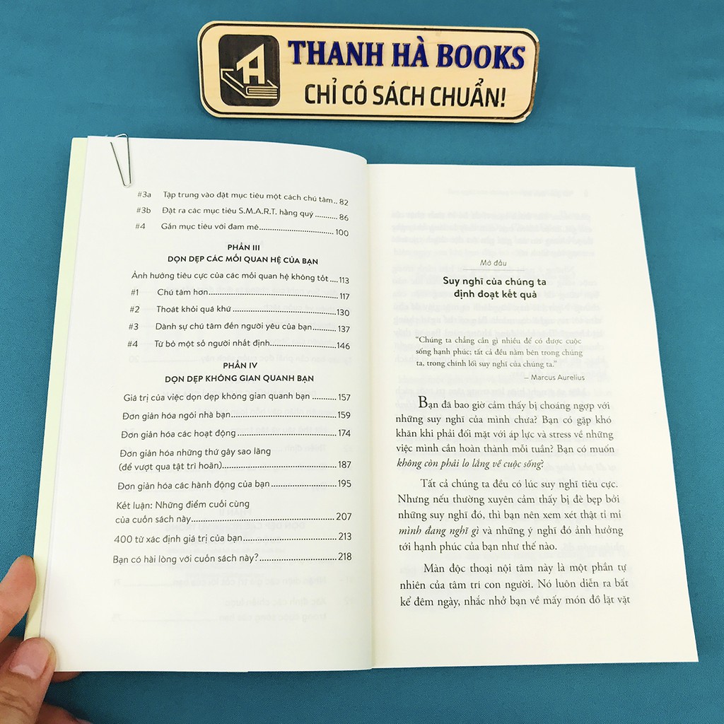 Sách - Tối Giản Tâm Trí - Phương pháp loại bỏ những bề bộn thường nhật ra khỏi căn nhà tinh thần của bạn