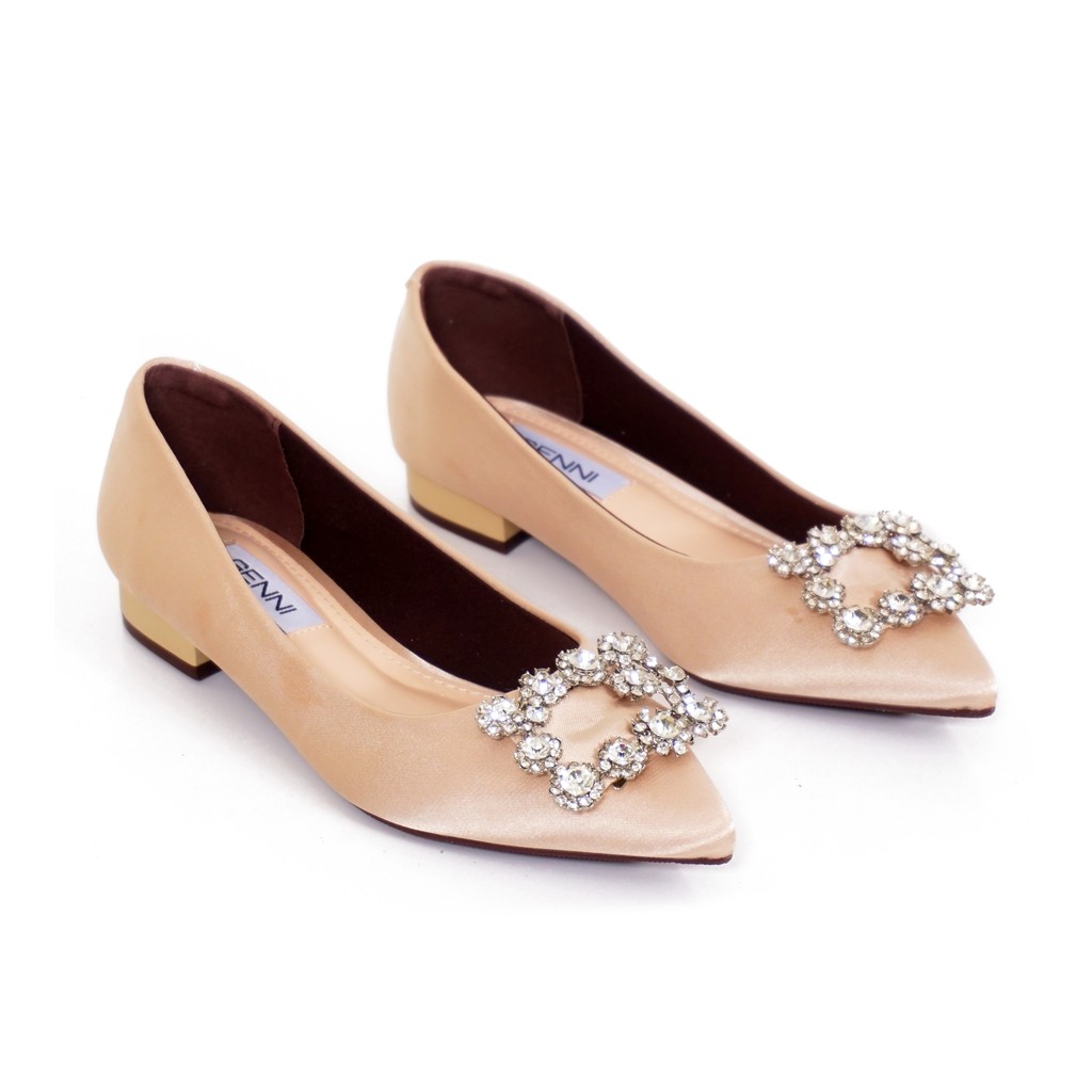 Giày bệt lụa gắn đá GE442 - Genni | BigBuy360 - bigbuy360.vn