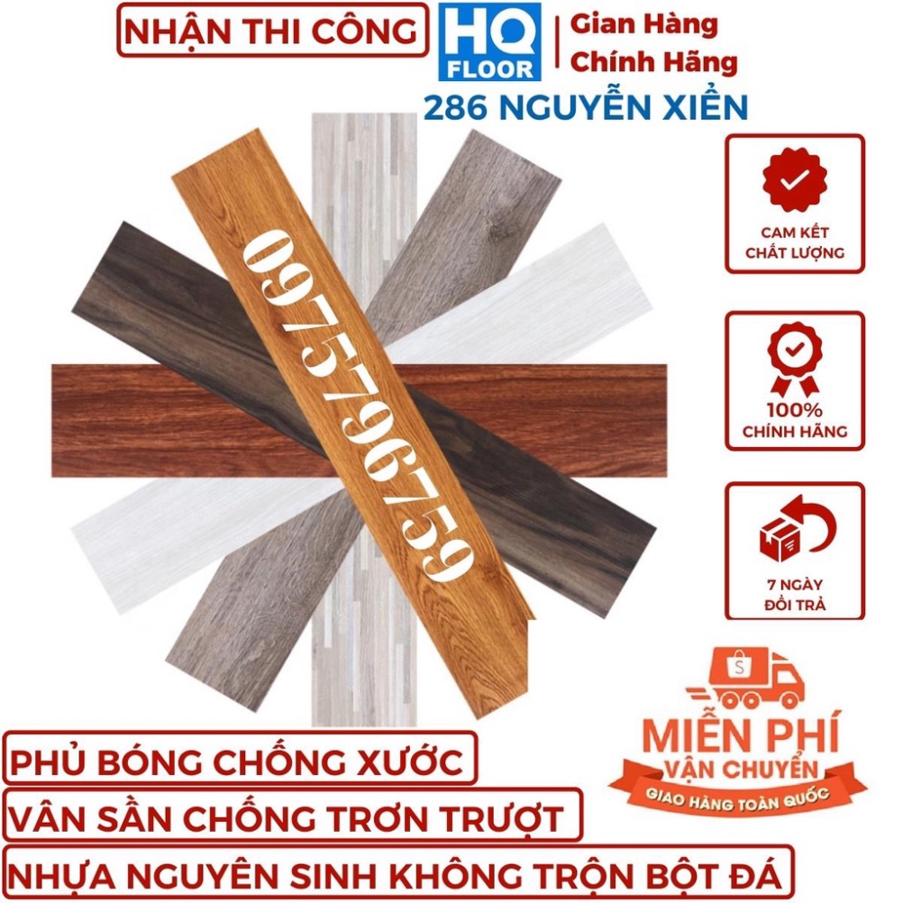 COMBO 1 Hộp 36 tấm sàn nhựa giả gỗ dán được 5 mét vuông MF375