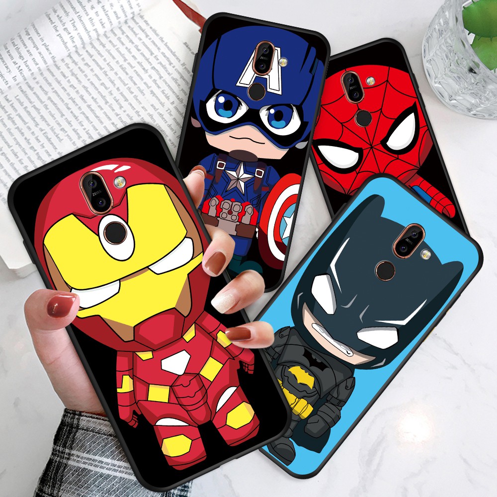 Ốp điện thoại tpu in Iron Man / Người Nhện cho Nokia 6.1 Plus X6 X7 7.1 Plus 7 Plus 8.1 3.1