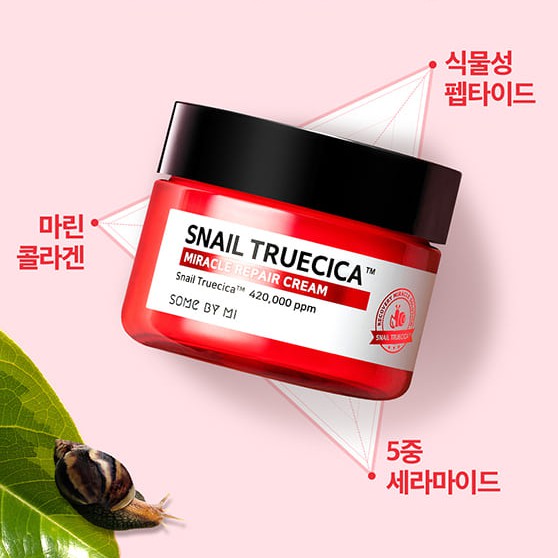 Kem Dưỡng Some By Mi Snail Truecica Miracle Repair Cream 60g