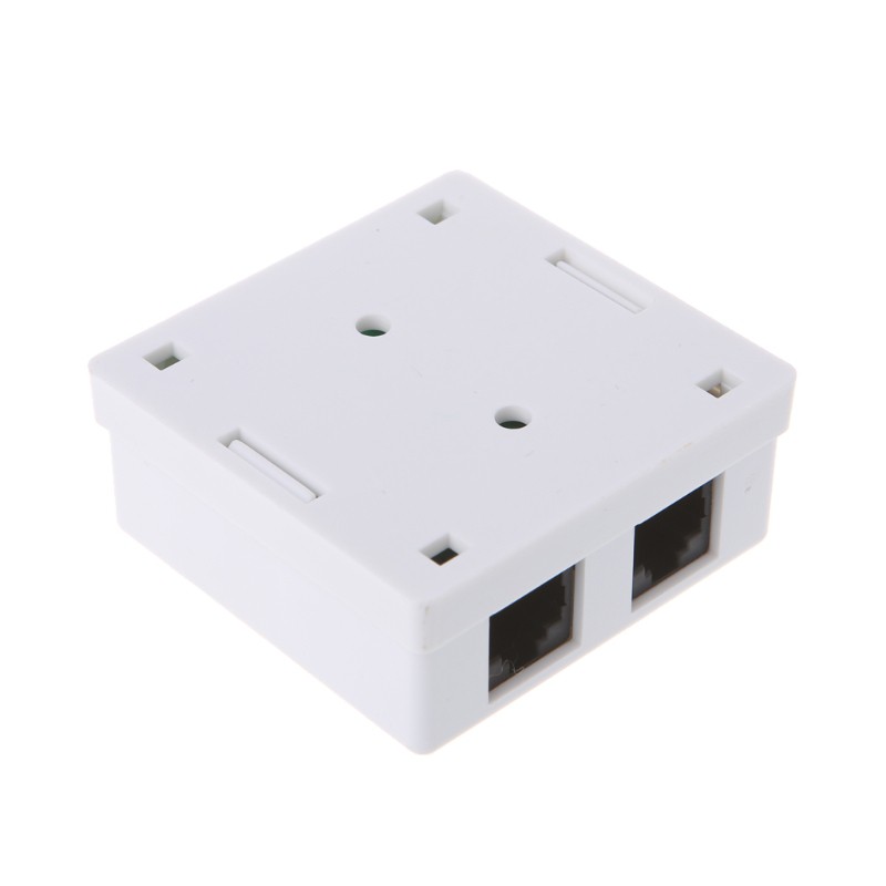 Hộp Nối Dây Mạng Rj45 Junction Box Cat5e 2 Cổng