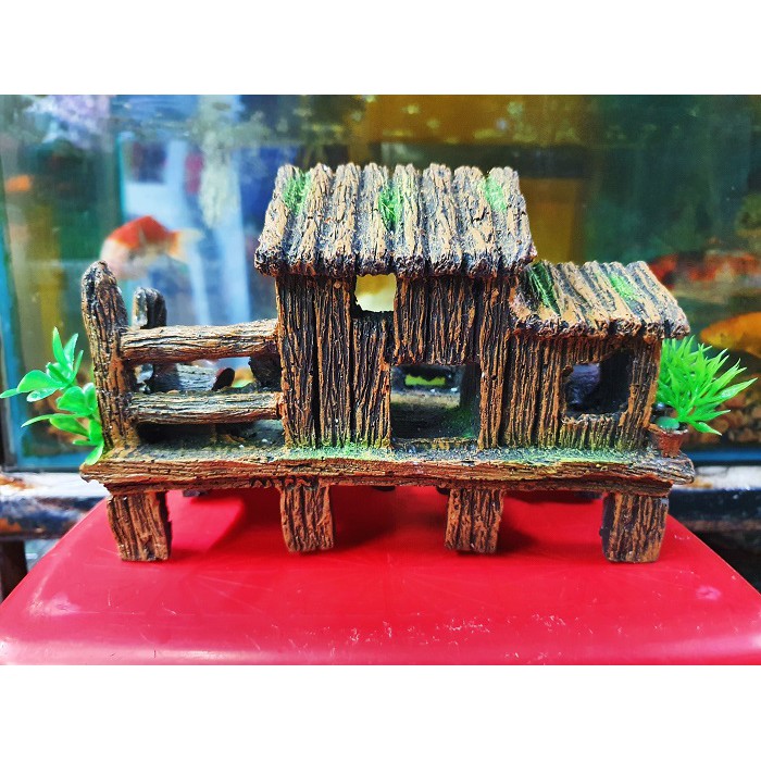 CẢNH TRANG TRÍ HỒ CÁ NON BỘ 20X10X14CM