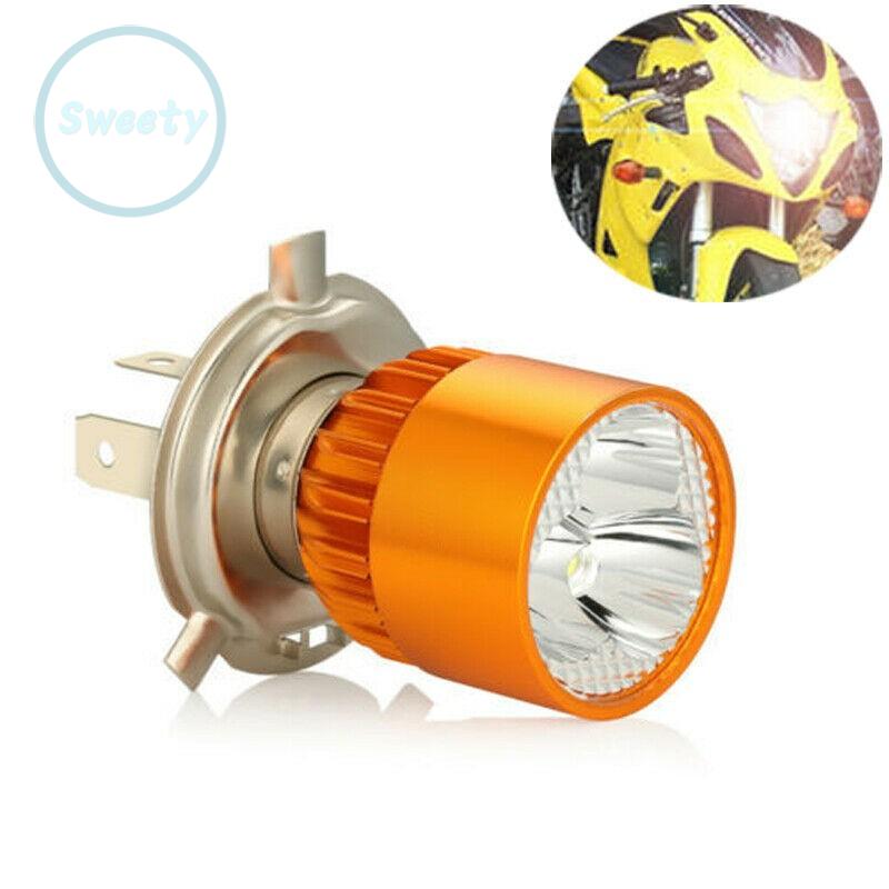 1 Đèn Pha Led Ánh Sáng Trắng 6500k Cho Xe Mô Tô