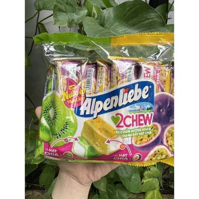 Kẹo Mềm Alpenliebe Vị Kiwi Chanh Dây 1 Thanh