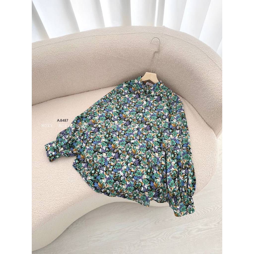 SP008487-Áo somi hoa