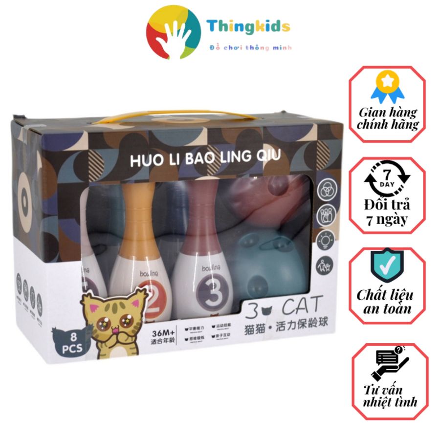 Đồ chơi Bowling cho bé, đồ chơi vận động cho trẻ - Thingkids