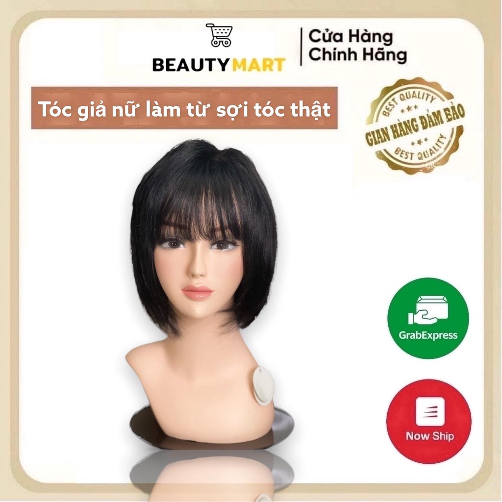 Tóc giả nữ làm từ sợi tóc thật có da đầu