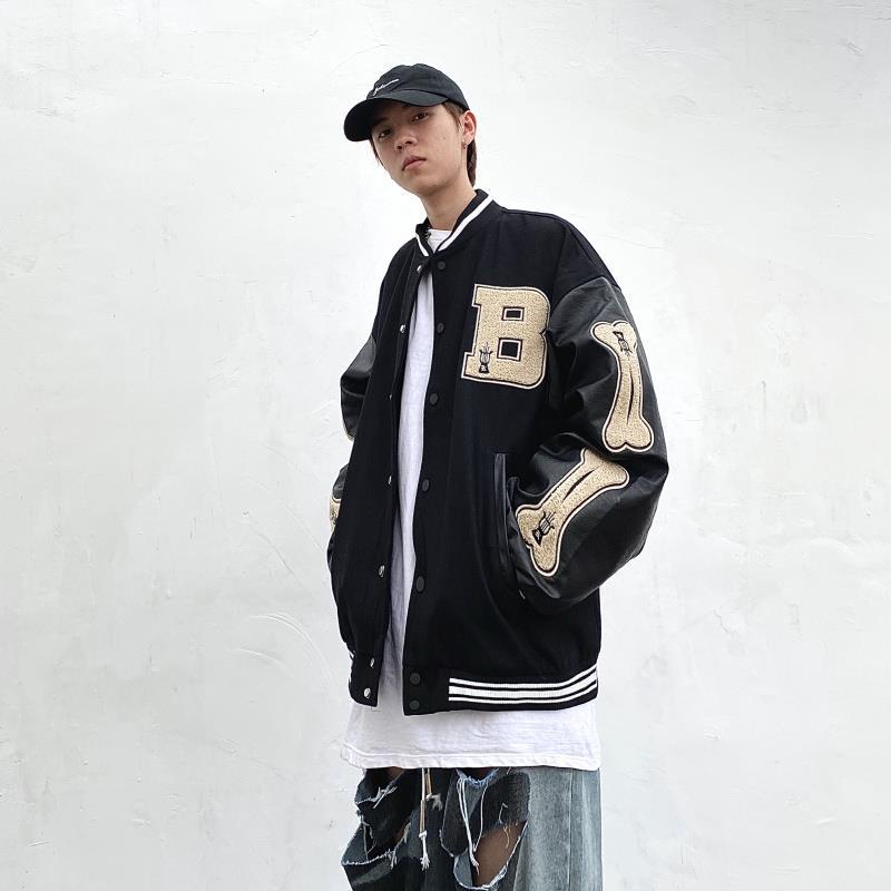 Áo khoác Bomber Varsity Unisex phong cách Streetwear, Áo Bomber Jacket chất liệu cao cấp