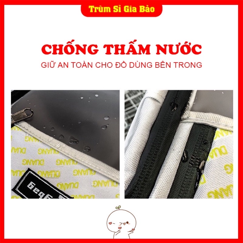 Cặp đi học nam nữ Ulzzang basic chống nước, balo du lịch Unisex Hàn Quốc đựng laptop, sách cho học sinh, sinh viên.