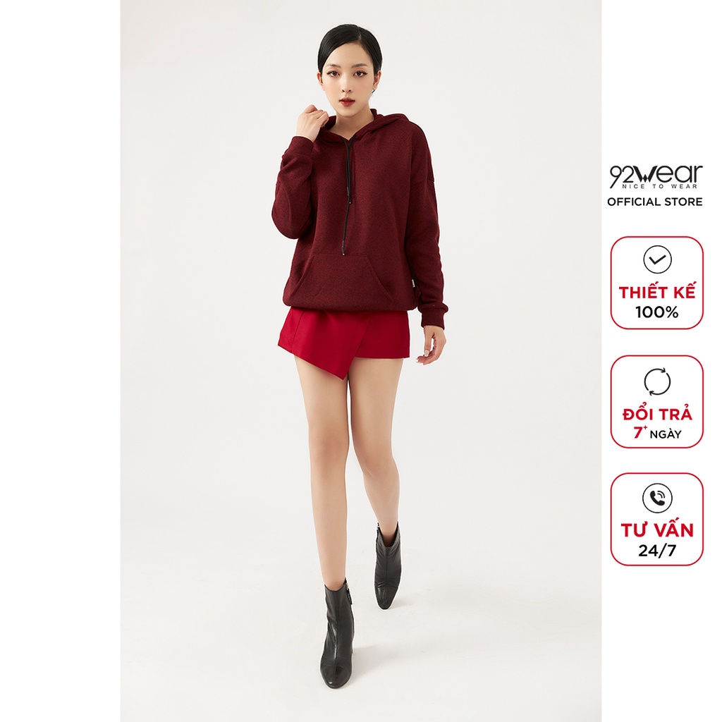 Áo hoodie nữ dài tay 92WEAR,  phong cách ulzzang, chất nỉ dày dặn ATA2172 | BigBuy360 - bigbuy360.vn