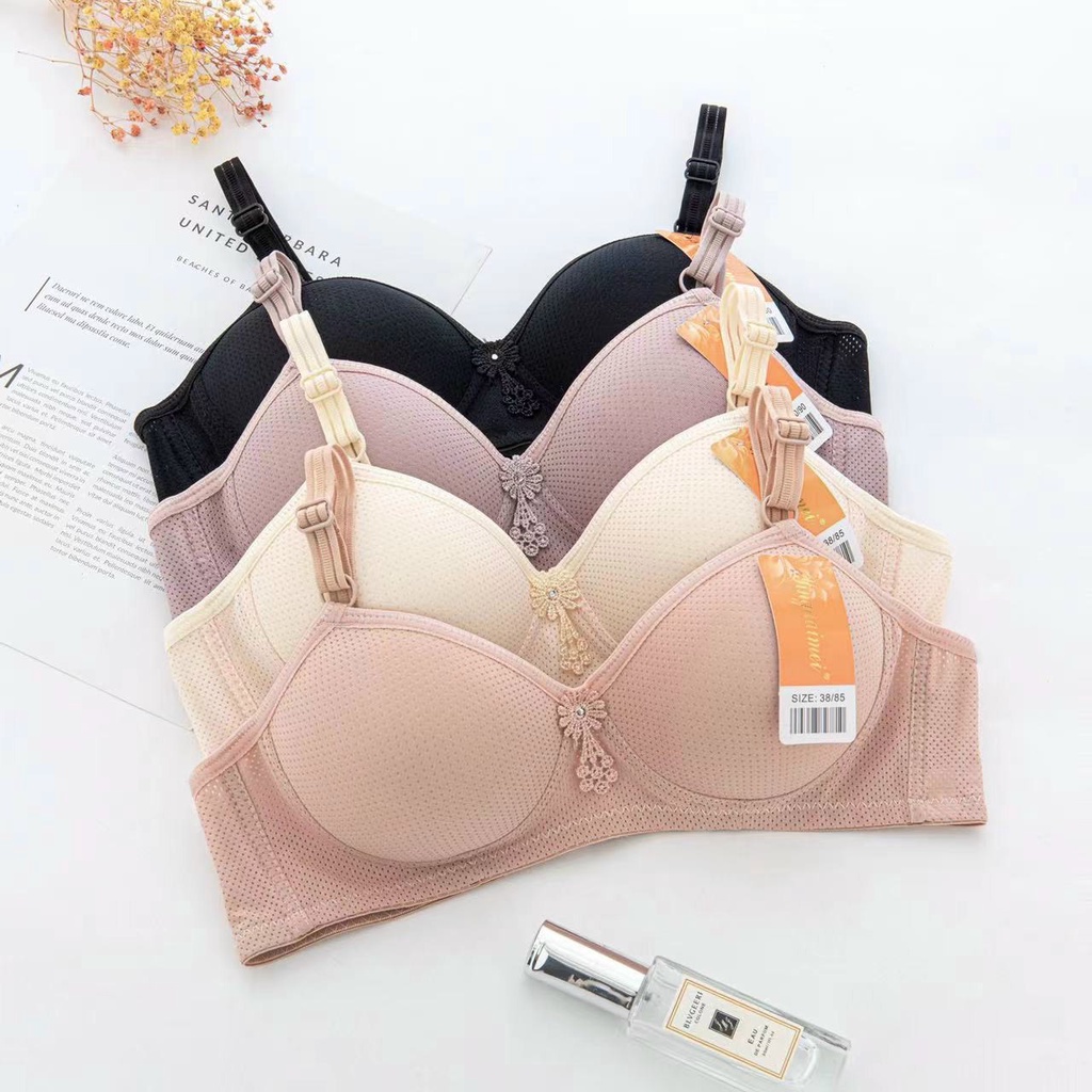 Áo ngực mút mỏng không gọng thông hơi A128 CHO NGƯỜI NGỰC LÉP NGỰC NHỎ MẶC NHÀ CHẤT ĐẸP