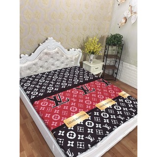 Ga chống thấm cotton hoa văn Violet,rẻ nhất tp hcm,được chọn mẫu-LV đỏ mới