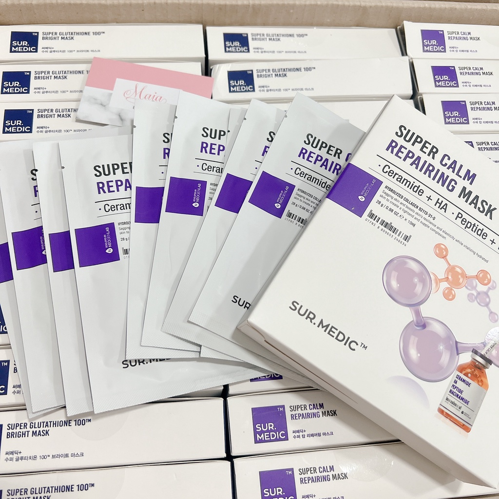 Mặt nạ chăm sóc da Sur.Medic Super Glutathione Bright 100 Mask